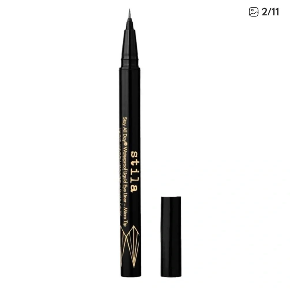 New! STILA Shimmering graphite Stay All Day Liquid Eye Liner Micro Tip
